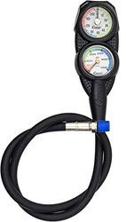 Cressi Console 2 Depth+Pressure Gauge Feet/Psi