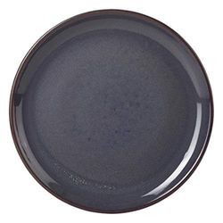 Genware ‎BJ104 Terra Stoneware Rustic Blue Plate 19cm