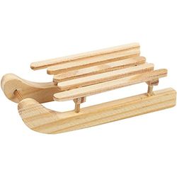 Sledge, maat 6,5x2,5 cm, grenen, 6st