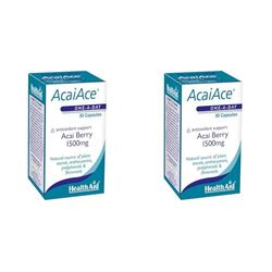 HealthAid AcaiAce Acai Berry 1500mg 30 Capsules (Pack of 2)