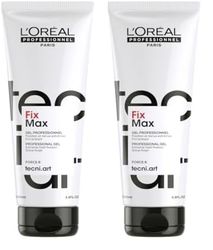 L'Oréal Professionnel - Tecni Art - Fix Max - Scultura di gel e fissazione extra, 200 ml (Confezione da 2)