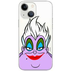 ERT GROUP mobiltelefonfodral för Iphone 13 MINI originalt och officiellt licensierat Disney mönster Ursula 002Vit optimalt anpassad till formen på mobiltelefonen, gedeeltelijk transparant