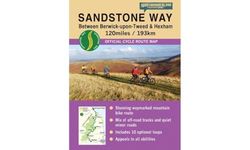 Sandstone Way Cycle Route Map - Northumberland: Between Berwick Upon Tweed and Hexham