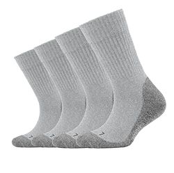 Camano Unisex kinderen Online Children pro tex Function 4-pack sokken, donkergrijs melange, 23/26, dark grey melange, 23 EU