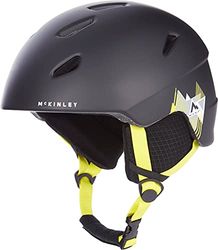 McKINLEY Casque de Ski Pulse JR HS-016 Enfant Unisex-Youth, Black/Yellow, Medium