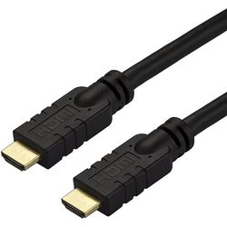StarTech.com Cable de 10 metros HDMI con ethernet de alta velocidad Activo 4K de 60Hz - Cable HDMI CL2 para Instalación en Pared - Cable UHD Largo Durable - HDR de 18Gbps - Negro (HD2MM10MA)