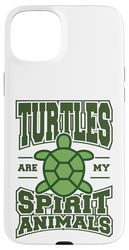Turtles Are My Spirit Animals Turtle Lover Calm Nature Vibes Case for iPhone 15 Plus