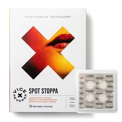 Vice Reversa Spot Stoppa - Pimple Patches Acne Treatment with Salicylic Acid, Hydrocolloid Patches, MicroCrystal Skincare (12 Patches)