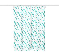 Bonamaison, Rideau de Douche Imprimé Numériquement, Anneaux de Rideau de Douche Inclus, 1 Pièce, 140X200 Cm - Conçu et fabriqué en Turquie