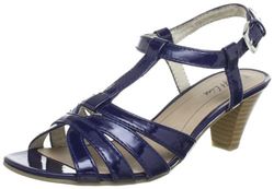 Softline Damer sandaler, Blå Blue 800, 40 EU X-Weit