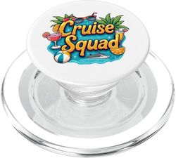 Cruise Squad, Ropa de vacaciones, Camiseta de crucero familiar, Grupo PopSockets PopGrip para MagSafe