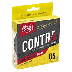 Strike King Contra Braid Performance Vislijn, 300 m, Zero Stretch, 29,5 kg, groen