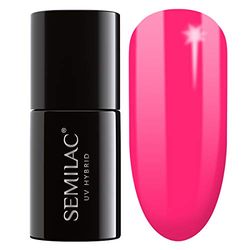 Semilac halvpermanent lack - 517 neonrosa - 7 ml