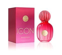 Banderas, The Icon Woman By Banderas EDP, Lunga durata, Profumo elegante, sofisticato e sensuale, Note di vaniglia, floreali e fruttate, Adatto da indossare nelle occasioni speciali, 50 ml