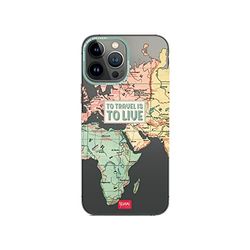 Legami - Pokrowiec iPhone 14 Plus, cienki i przezroczysty, chroni Telefon w stylu, odporny na brud, odporny na wstrząsy, motyw podróży