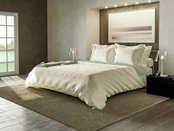 Yellow Carice Duvet Cover, 100% Percal Cotton, Off-White, 260 x 220 Cm, 1.0 Pieces
