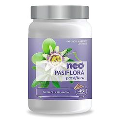 NEO | Extracto Seco de Pasiflora | 45 Cápsulas | Ayuda a Combatir el Nerviosismo y la Angustia de Forma Natural | Efecto Relajante | Ayuda a Dormir Mejor