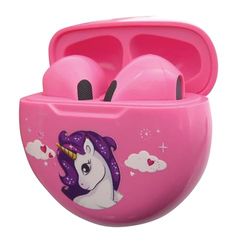 Lexibook, Licorne, Ecouteurs sans Fil, Bluetooth avec Micro et Bouton de contrôle, Batterie Rechargeable Longue durée, HPBT05UNI