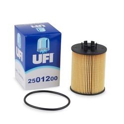 UFI Filtro de óleo 25.012.00, filtro de óleo de substituição, adequado para carros, adequado para modelos de Opel e Vauxhall