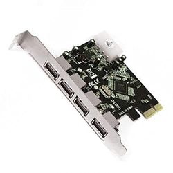 Carte de contrôle PCI-E avec 4 Ports USB 3.0, idéale pour l'extension de la connectivité sur PC et appareils électroniques.