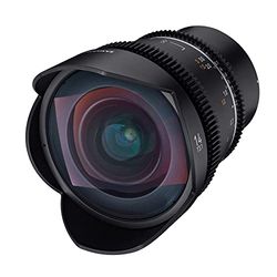 Samyang MF 14 mm T3,1 VDSLR MK2 Sony E - Obiettivo grandangolare T3,1 per Sony E Mount, 14 mm, corona dentata Follow Focus, formato completo e risoluzione APS-C 8K, nero