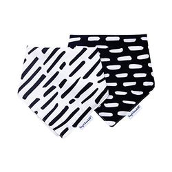 Tiny Twinkle BB2-U5 Bandana set van 2 zachte kaffle zwart & wit, 80 g