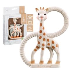 Sophie la Girafe - 2 Anneaux différents pour Machouiller et soulager les gencives douloureuses - Dès la naissance