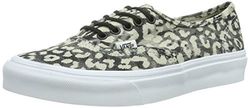 Vans U Authentic Slim (geometrisk), unisex vuxen tränare, Svart Noir Leopard Svart, 44 EU