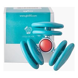 Glo Cellu-Detox - Testina drenante per massaggiatore anticellulite Glo 910, stimola il drenaggio e leviga la cellulite acquosa, antitossina e anti-gonfiore., Verde turchese