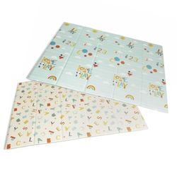 DQB DeQUBE- Manta Plegable Bebé Foam 198x148 cm - Reversible y Antigolpes (Deqube Trading 911D00192)
