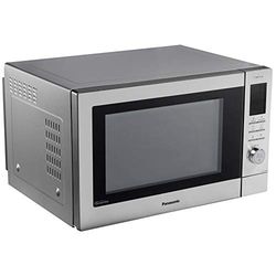 Panasonic NN-CD87 - Forno a microonde combinato (1000 Watt, con aria calda e grill, inverter, 34 litri) in acciaio INOX