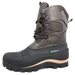 Spirale Bernd Canadian Snowboots, Warm Gevoerde Sneeuwschoenen voor Heren, Bruin, 43
