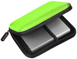 mumbi External Hard Drive Case up to 6.35 cm (2.5 Inches) Green