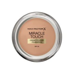 MAX FACTOR – Miracle Touch Foundation – Lightweight Cream To Liquid Formula – SPF 30 & Hyaluronic Acid – 80 brons