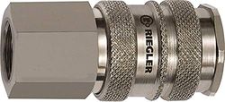 RIEGLER 141558-241.54-E NW 10 Raccord rapide en acier et laiton vern, G 3/4 IG, 1 pièce