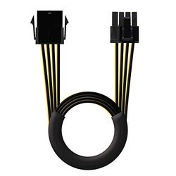 NanoCable 10.19.1202 Cabo placa gráfica, PCI-E (Molex de 8 pinos)/H-PCI-E (Molex 6 + 2 pinos)/M, 50 cm
