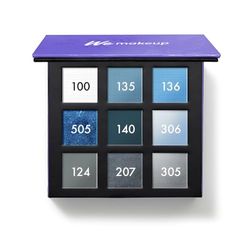 We Make-Up As Palette – YELLOW Palette (201, 115, 116, 117, 200, 202, 304, 401, 147) – 9 fards à paupières colorés ultra pigmentés et durables avec miroir