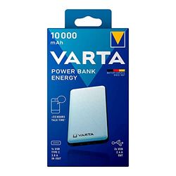 Power Bank 10,000mAh, 100/240V, 73x15x138mm; Ideal para Cargar Dispositivos móviles y Proporcionar energía en Movimiento.