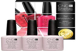 CND Shellac Romantique UV Nail Polish 7.3 ml Set of 3 30% Off