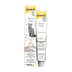 GimCat EXPERT LINE Derma Pasta - Functionele kattensnack voor een beter huidbeeld; bevordert een gezonde vacht - 1 tube (1 x 50 g)