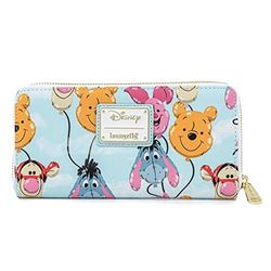 Loungefly Winnie The Pooh, Accesorio de Viaje-Cartera Doble para Mujer, Multio, Talla única