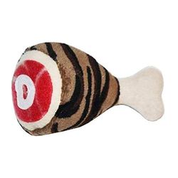 Hip Doggie Meat Lovers Plush Toy - Small Tiger Drumstick