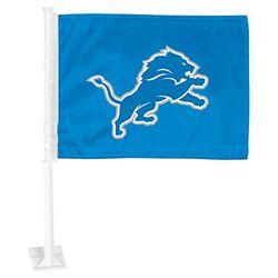 FANMATS 26140 Drapeau de voiture Detroit Lions Grand format 27,9 x 35,6 cm