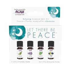NOW Relaxing Essential Oils Kit 4 Bottle(s)