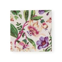 Porcelain Blooms Lot de 20 serviettes en papier Ivoire