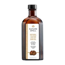 Nature Spell Huile de Ricin Pressée à Froid 150 ml, Stimule la Croissance Capillaire, Huile de Ricin Pour Cils, Sourcils et Peau, Fabriquée au Royaume-Uni