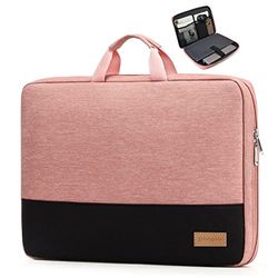 Bagasin Funda para Portátil, Funda Protectora TSA de 14 Pulgadas Impermeable con Protección de 4 Capas, Bolsa de Transporte para Ordenador Compatible con MacBook, Portátil HP, DELL, Lenovo, ASUS