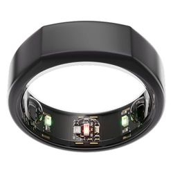 Oura Gen3 Heritage Smart Ring – storlek 12, Stealth | Registrera sömn, puls och kondition – upp till 7 dagars batteritid – kompatibel med iOS/Android – Prova ut storleken med Ouras storlekskit
