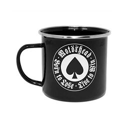 Motörhead I Born To Lose I Tazza smaltata I 400 ml I Outdoor I Design originale concesso su licenza