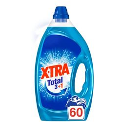 XTRA Total - Lessive Liquide Universelle - Blanc et Couleur - 60 lavagens (3 l)